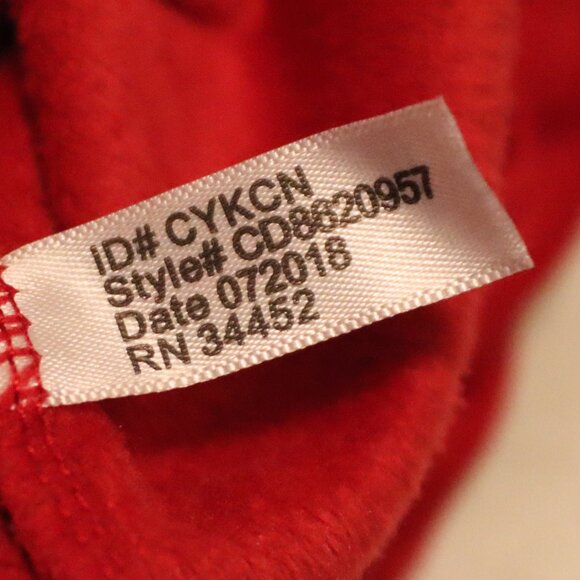 Climate Right By Cuddl Duds Long Sleeve Red Velour Size Large Cozy Casual - Picture 4 of 12